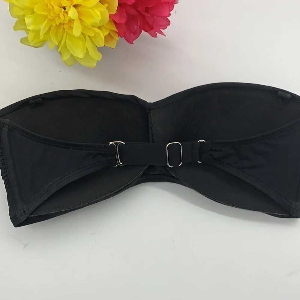 Kona Sol Black Swimsuit Top - Sz D/DD SW2063 - Picture 3 of 5